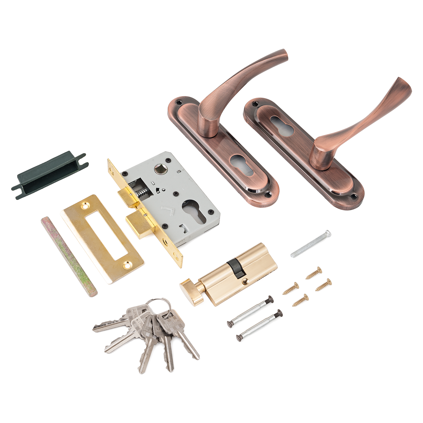 СТАНДАРТ ЗВ1-09СТ без ц/мех.б/о для кит.металл.дверей Замок